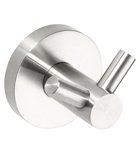 Photo: X-STEEL Double Robe Hook, brushed stainless steel
