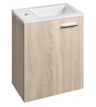 Photo: ZOJA cabinet with washbasin 40x22 cm, oak platin