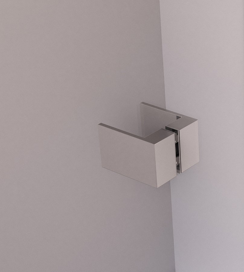 Polysan FORTIS EDGE sprchové dveře bez profilu 1200mm, čiré sklo, levé FL1212L