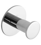 Photo: X-ROUND self-adhesive hook, polished stainless steel