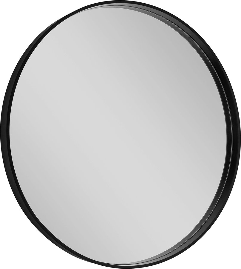 NOTION kulaté zrcadlo v rámu ø 80cm, černá mat NT800