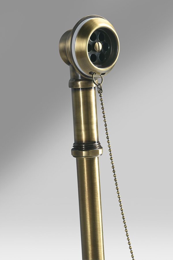 Polysan CHARLESTON vanová souprava pro vnější instalaci, řetízek, včetně sifonu, bronz 71688