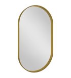 Photo: AVONA oval mirror in frame 40x70cm, gold matt