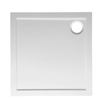 Photo: ELSE Square Cast Marble Shower Tray 90x90cm, White
