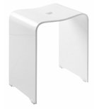 Photo: TRENDY kúpeľňová stolička 40x48x27,5cm, biela