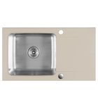 Photo: PARGA 1 Bowl Kitchen Sink 78x44cm, Granite-Steel, beige