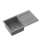 Photo: Granite kitchen sink 77x44cm, grey