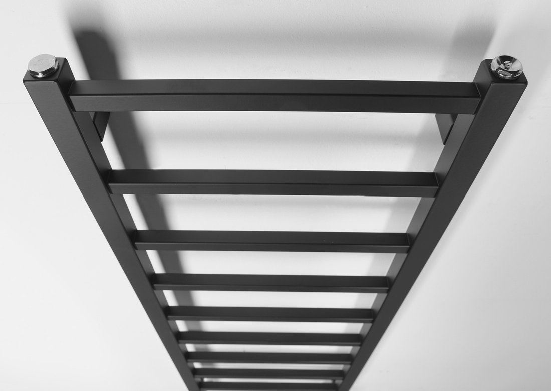 Sapho METRO LIGHT otopné těleso 400x1140 mm, černá mat IR445TB
