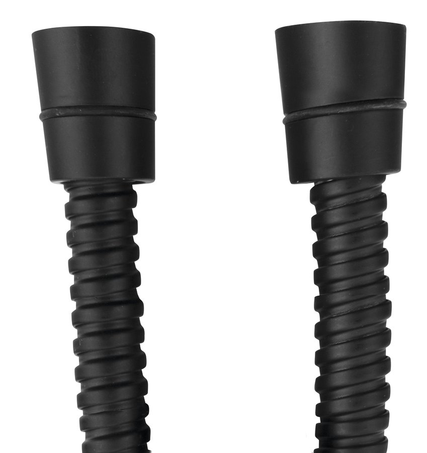 Sapho POWERFLEX kovová sprchová hadice, 100cm, černá mat FLEX100B