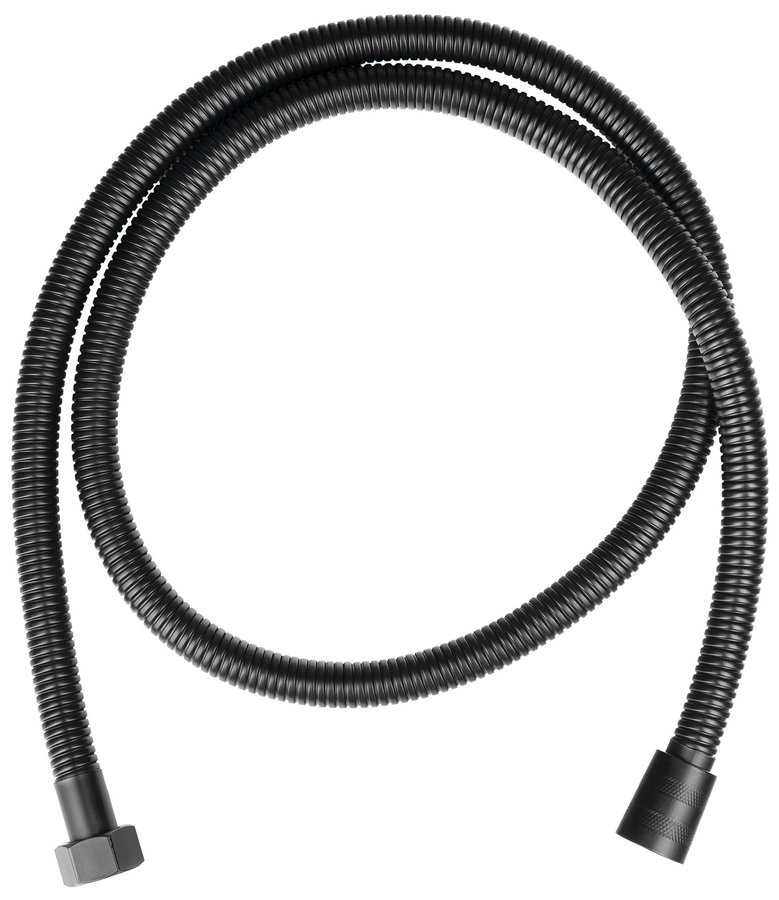 POWERFLEX kovová sprchová hadice, 120cm, černá mat