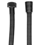 Photo: POWERFLEX kovová sprchová hadica, 120cm, čierna mat