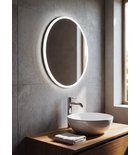 Photo: VISO round mirror with LED Lighting, ø 90cm