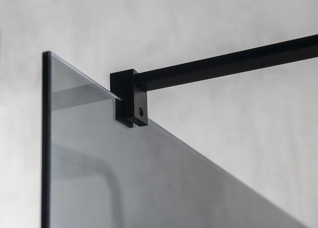 Gelco VARIO BLACK jednodílná sprchová zástěna do prostoru, sklo nordic, 1200 mm GX1512-02