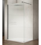Photo: VARIO BLACK jednoczęściowa kabina prysznicowa Walk-In, montaż przy ścianie, szkło nordic, 1000 mm