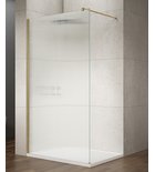 Photo: VARIO GOLD jednoczęściowa kabina prysznicowa Walk-In, montaż przy ścianie, szkło nordic, 1400 mm