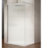 Photo: VARIO CHROME jednoczęściowa kabina prysznicowa Walk-In, montaż przy ścianie, szkło nordic, 700 mm