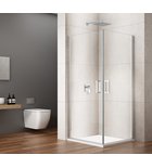 Photo: LORO sprchové dveře jednodílné pro rohový vstup 900mm, čiré sklo