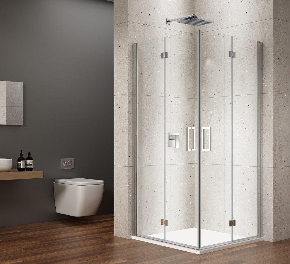 Gelco LORO sprchové dveře skládací pro rohový vstup 800mm, čiré sklo GN4780