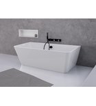 Photo: LIBERTA D wall-mounted acrylic bathtub 170x78x60cm, white