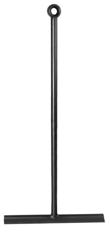 Aqualine Podlahová stěrka 300x890mm, černá SQ121B