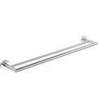 Photo: X-STEEL Double Towel Rail Holder 655mm, brushed stainless steel