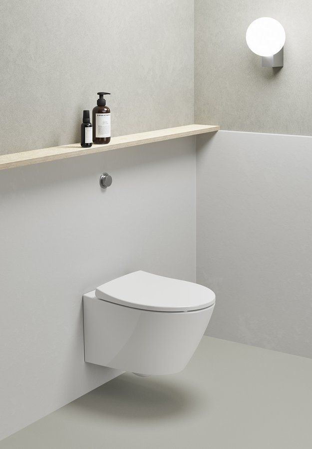GSI MODO závěsná WC mísa, Swirlflush, 37x52cm, bílá ExtraGlaze 981611