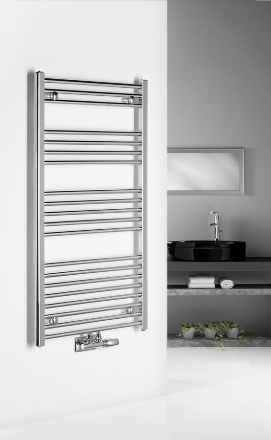 Aqualine ALYA otopné těleso rovné 600x1188mm, středové připojení, chrom LLS303