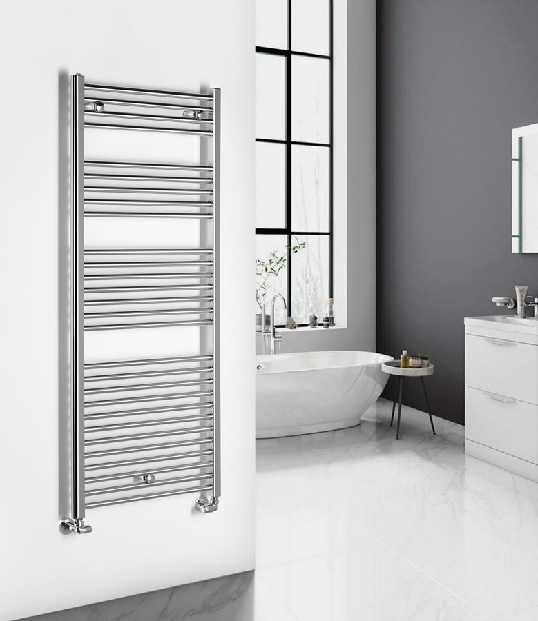 Aqualine ALYA otopné těleso rovné 600x1420mm, chrom LLR105