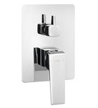 Photo: RITMO Unterputz-Duscharmatur, Einbau-Box, 2 Wege, Chrom