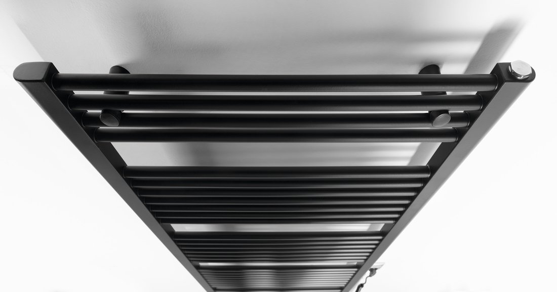 Aqualine DIRECT-E elektrické otopné těleso rovné 600x1680 mm, 800 W, černá ILE66TB