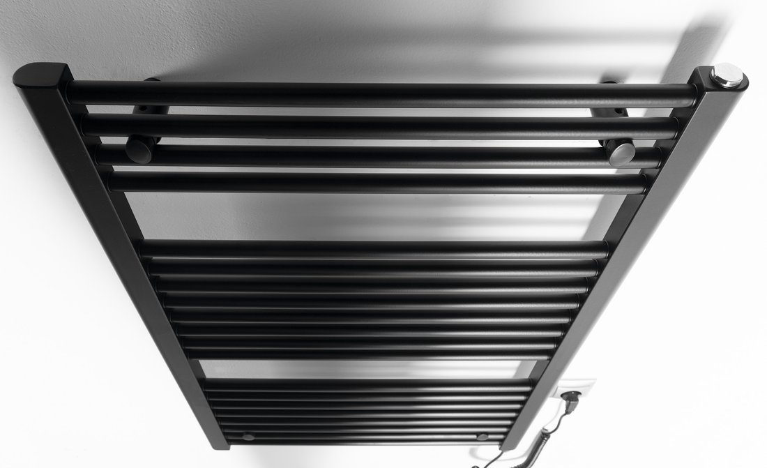 Aqualine DIRECT-E elektrické otopné těleso rovné 600x960 mm, 400 W, černá ILE96TB