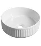 Photo: ION umywalka ceramiczna nablatowa, Ø 36cm, biały