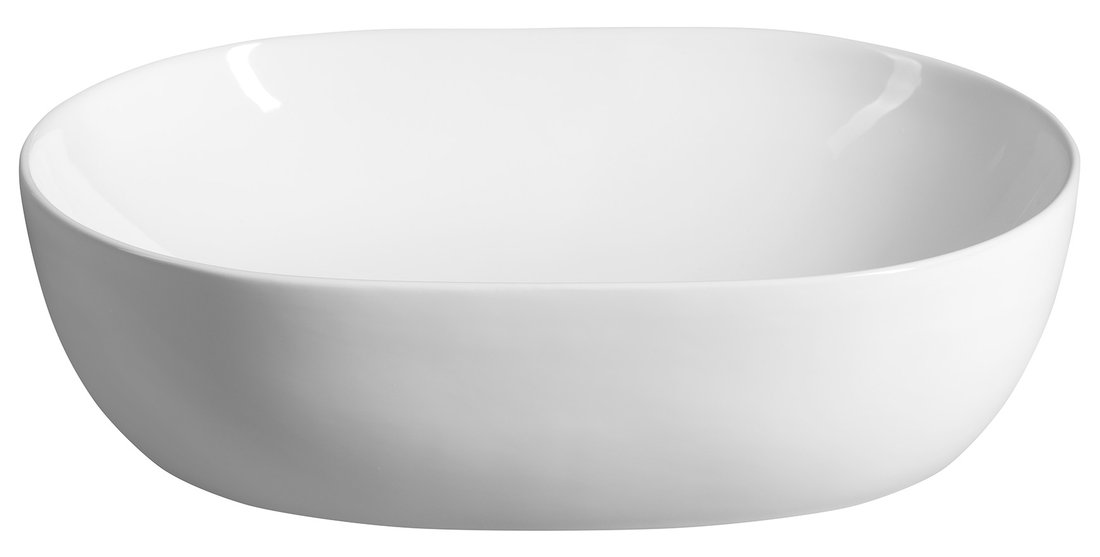 Aqualine Keramické umyvadlo na desku 49x36 cm, bílá CA490