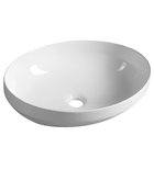 Photo: Umywalka ceramiczna nablatowa 50,5x37 cm, biały
