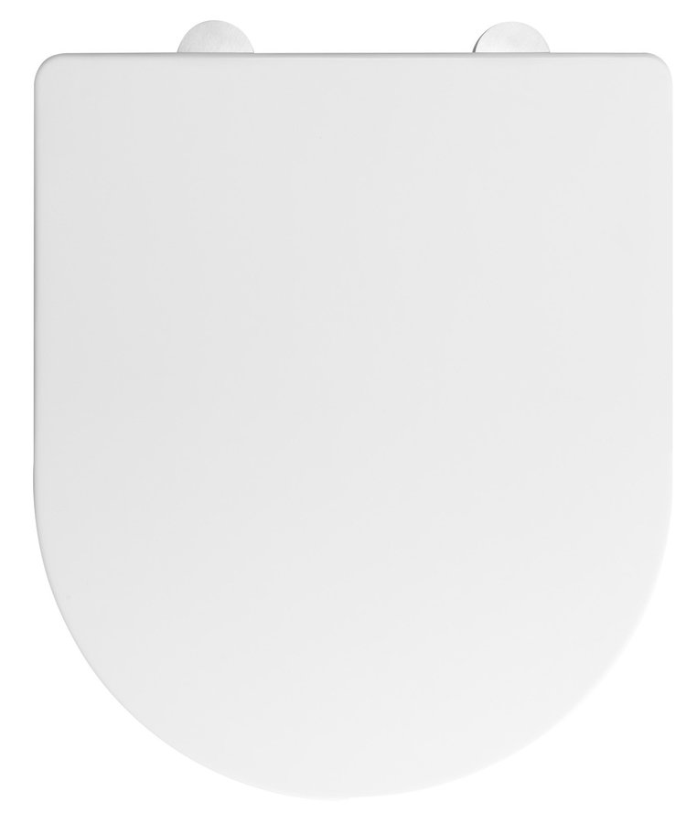Aqualine VERMET WC sedátko, Soft Close, Easy Take, bílá VRS008