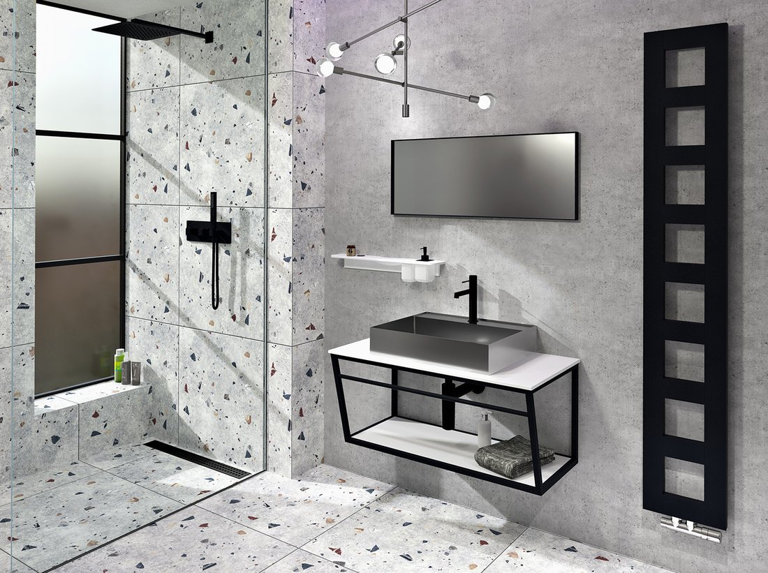 Sapho SKA deska Rockstone 1206x463mm, bílá mat SKA120-0101