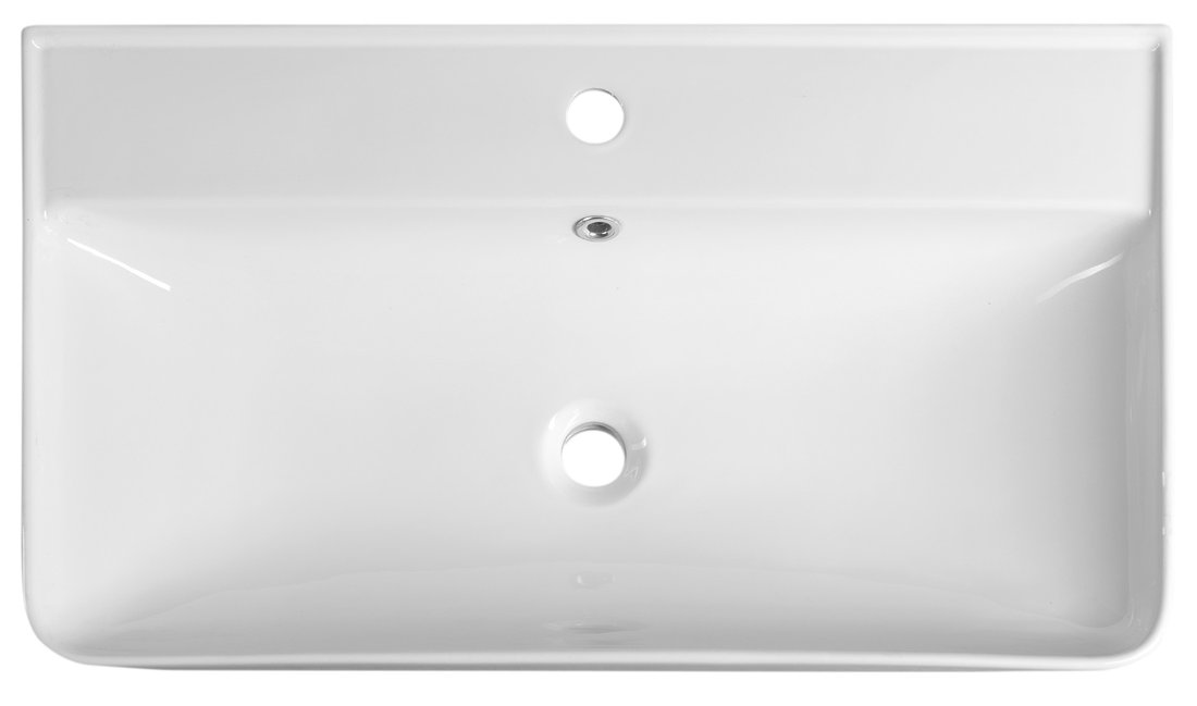 Aqualine ZEN keramické umyvadlo nábytkové 80x45cm, bílá 3080