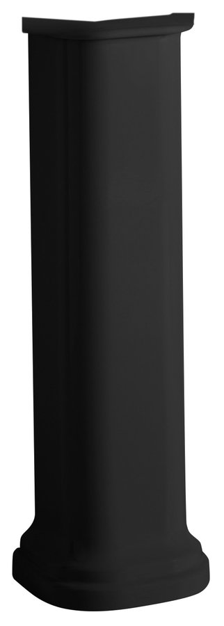 WALDORF universální keramický sloup k umyvadlům 60, 80cm, černá mat 417031