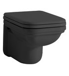 Photo: WALDORF závesná WC misa, 37x55cm, čierna mat