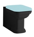Photo: WALDORF WC Pan 40x68cm, S-trap/P-trap, black matt