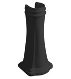 Photo: RETRO Universal Ceramic Pedestal for RETRO Washbasins 56,69,73cm, black matt