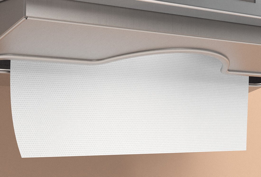 NOFER ESSENTIA zrcadlová skříňka 700 mm s automatickým dávkovačem mýdla a zásobníkem na papírové ručníky MUM000123