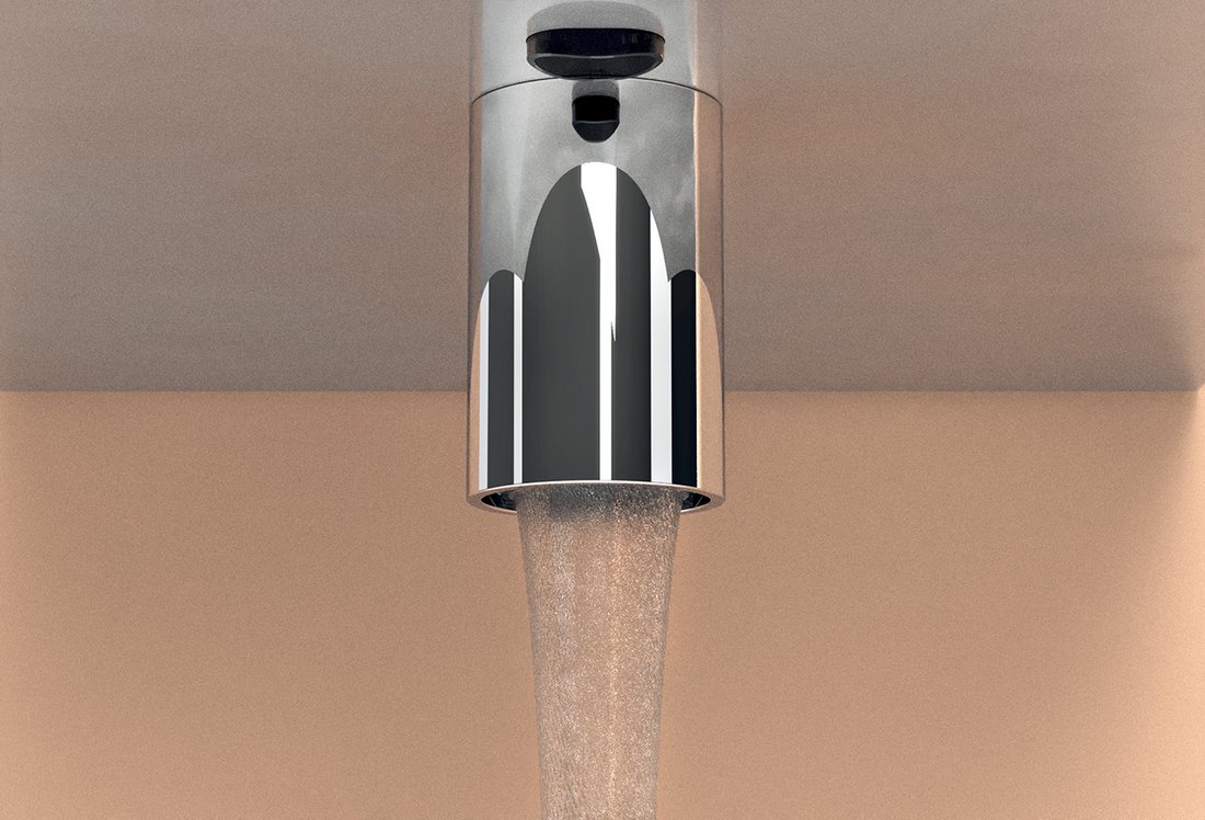 NOFER TOWEL zrcadlová skříňka 900 mm se senzorovým dávkovačem mýdla, vodovodní baterií a zásobníkem na papírové ručníky MUM000117