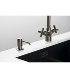 Photo: Dozownik mydła podblatowy, gun metal