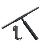 Photo: THOR shower squeegee including attachment to the shower enclosure, black matt