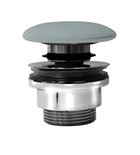 Photo: GSI umývadlová výpust 5/4", click-clack, keramická zátka, 5-65mm, ghiaccio mat