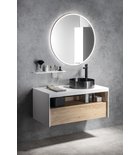 Photo: Bathroom set VIERA 100, oak alabama / white matt