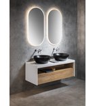 Photo: Bathroom set VIERA 120, oak alabama / white matt