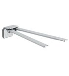Photo: IL GIGLIO adjustable double towel holder 350mm, chrome