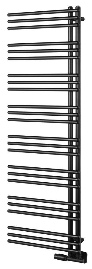 Aqualine POSEIDON otopné těleso 450x1540mm, černá mat PS415B